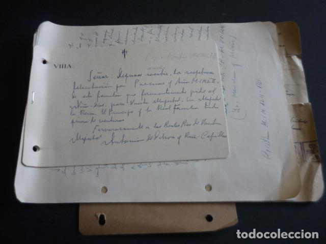 Documentos antiguos: CONJUNTO CARTAS Y TELEGRAMAS A LOS CONDES DE BARCELONA Y REINA VICTORIA EUGENIA 1942 1943