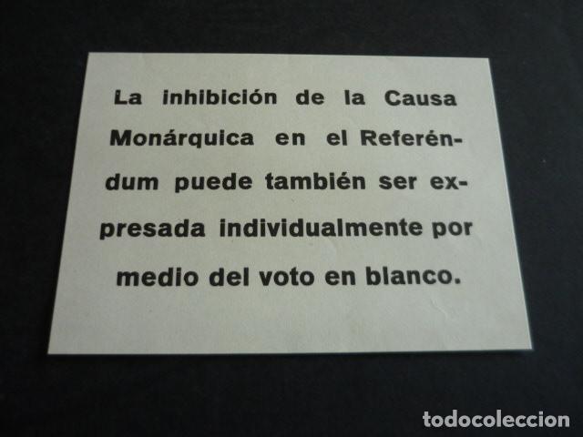 Old Documents: PASQUIN REFERENDUM MONARQUIA 1947