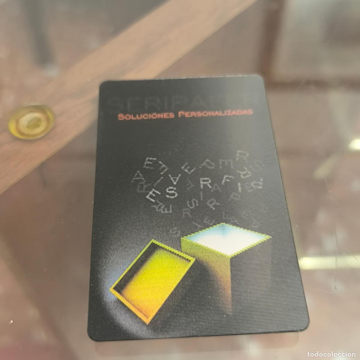 Documentos antiguos: tarjeta impresion lenticular001242MER-Tarjeta visita con impresi&oacute;n lenticular ( salen cubos de la ca