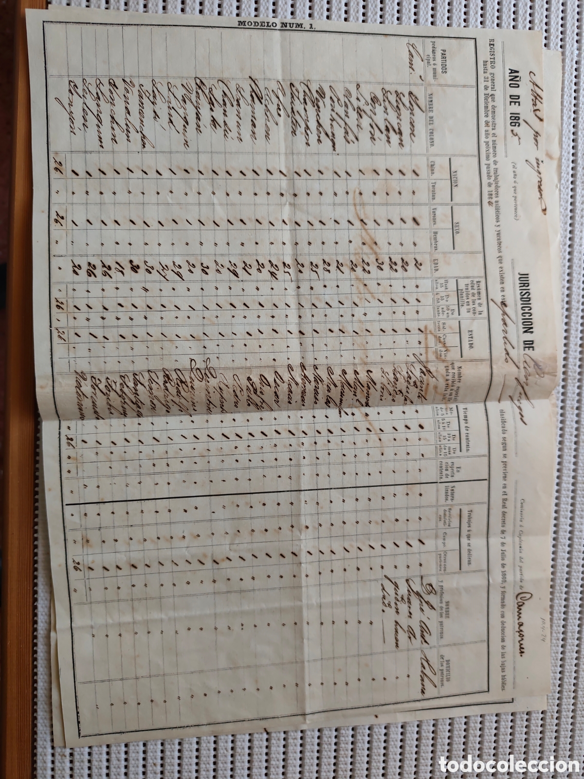 Documentos antiguos: 26-1045 REGISTRO GENERAL DE TRABAJADORES ASI&Aacute;TICOS Y YUCATECOS.