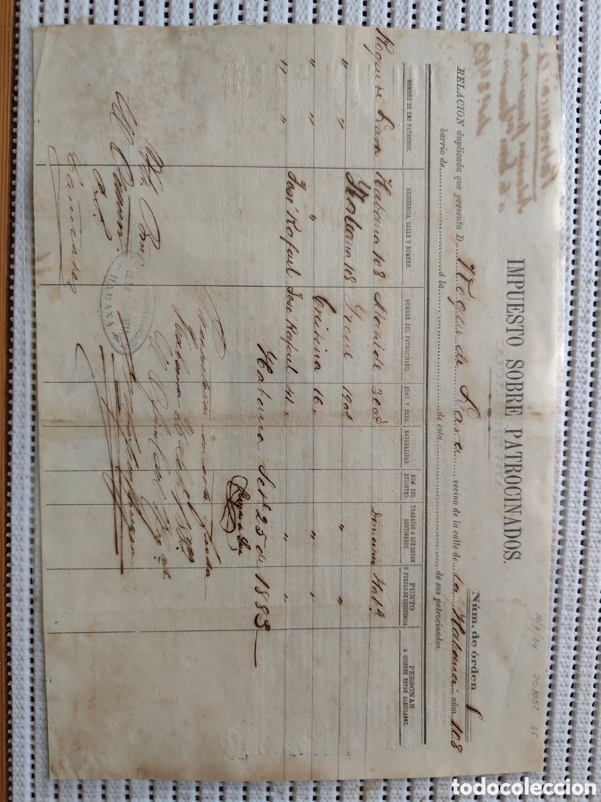 Documentos antiguos: 26-1052 IMPUESTO SOBRE PATROCINADOS