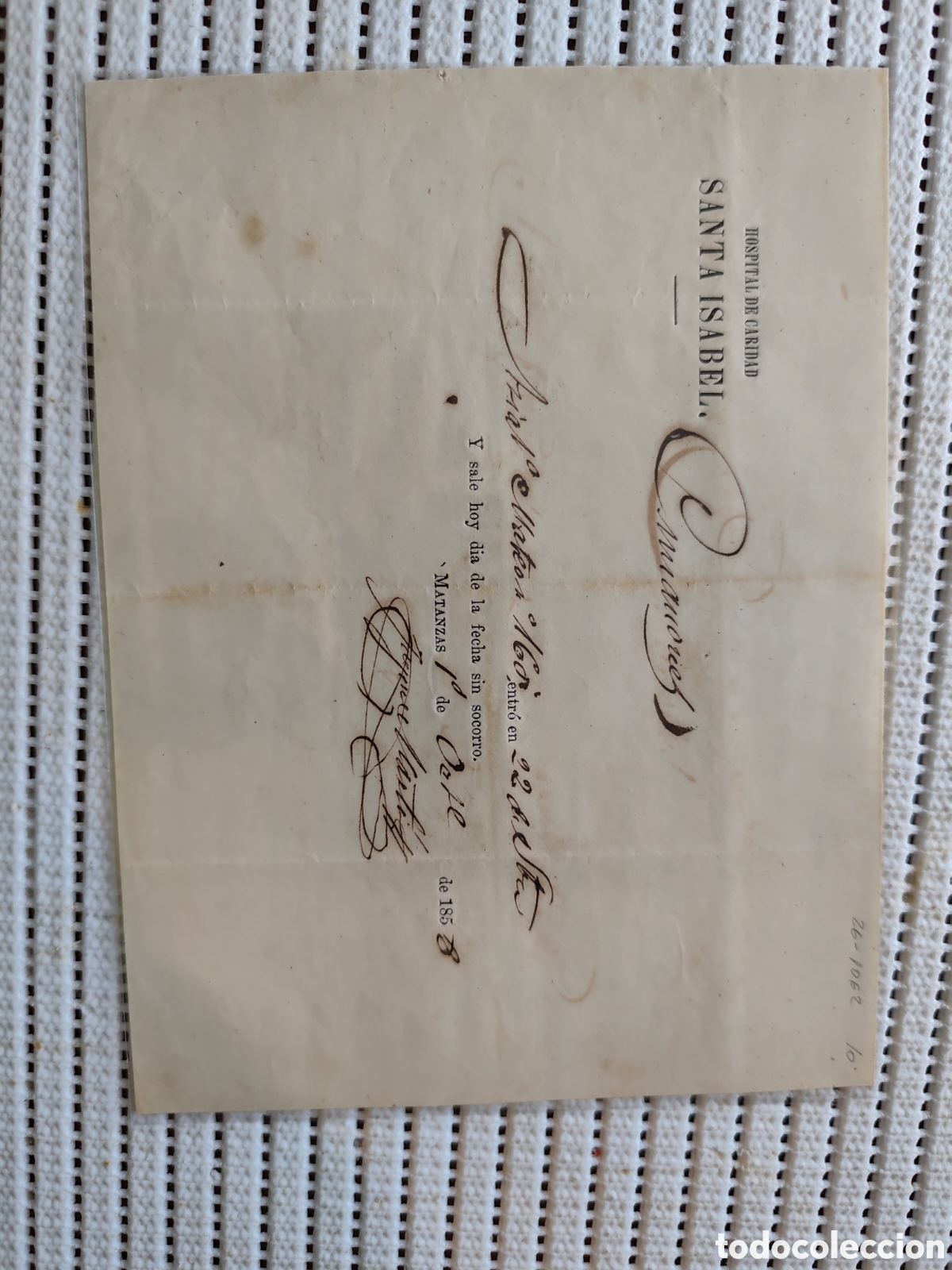 Documentos antiguos: 26-1062 EL ASI&Aacute;TICO MATEOS N&ordm;160 ENTRO EN 22 DE SETIEMBRE.