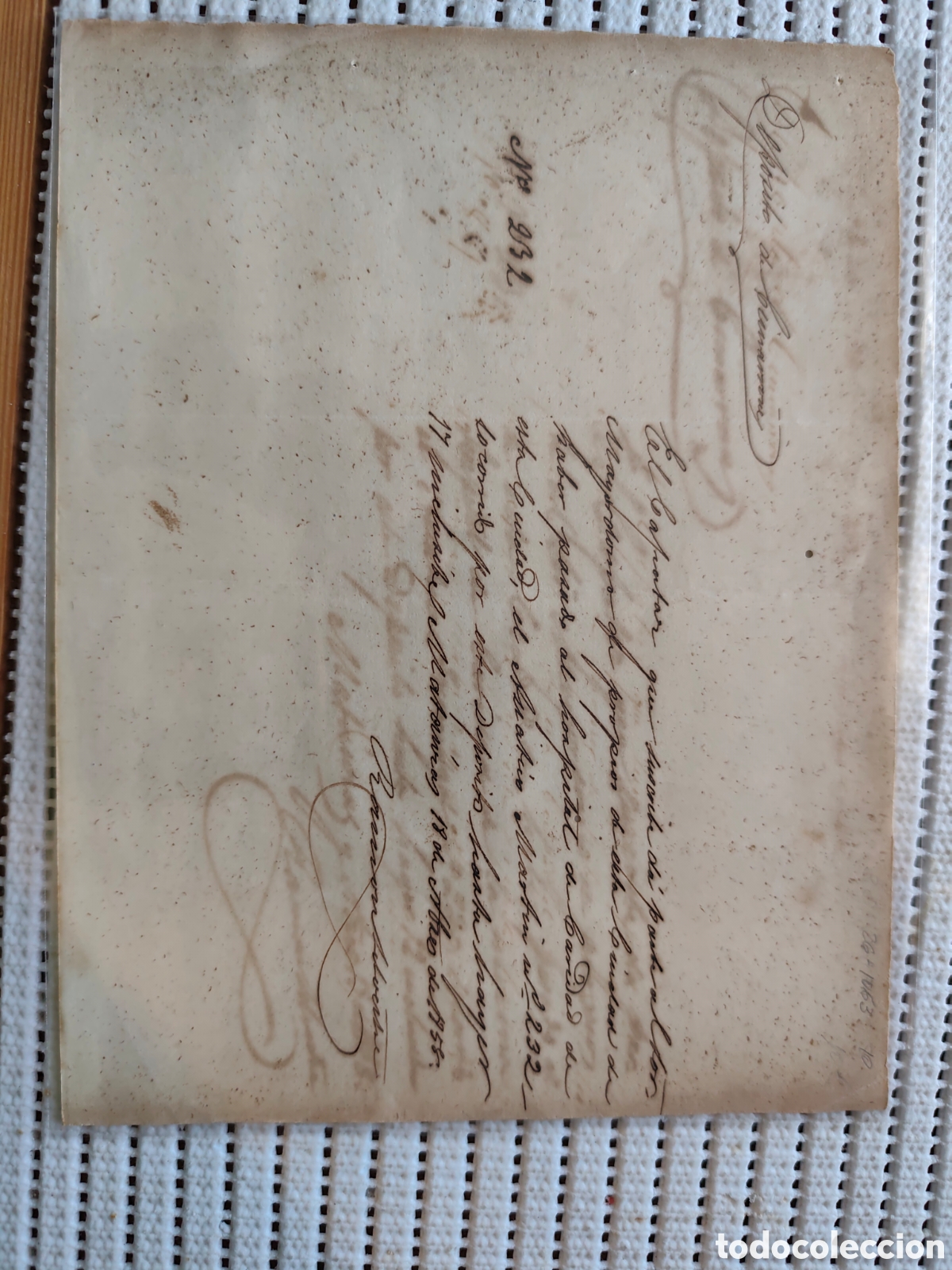 Documentos antiguos: 26-1063 EL CAPATAZ DA PARTE QUE EL ASI&Aacute;TICO ESTA EN EL HOSPITAL.