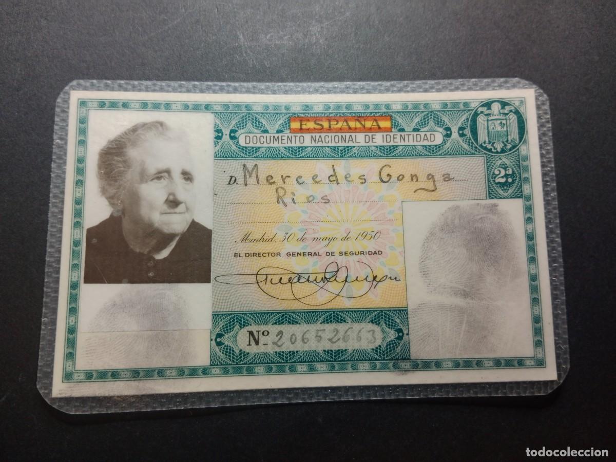 Documentos antiguos: ANTIGUO CARNET DNI - COLOR VERDE - EXPEDIDO EN ALCIRA (VALENCIA) - 1953
