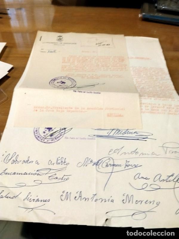 Documentos antiguos: SANTIPONCE, 1960, ACTA POSTULACION FIESTA DE LA BANDERITA, RARA