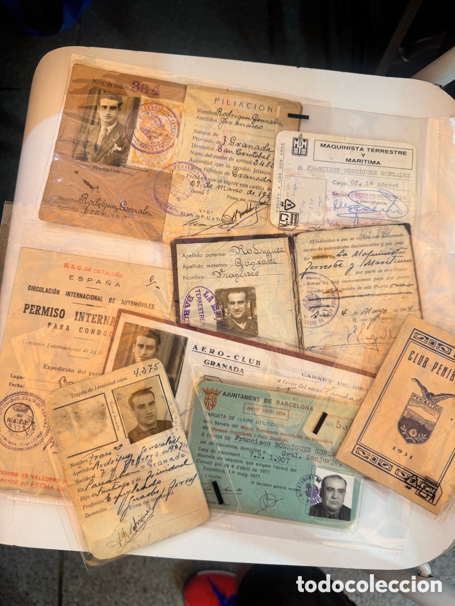 Documentos antiguos: Documentos antiguos militar