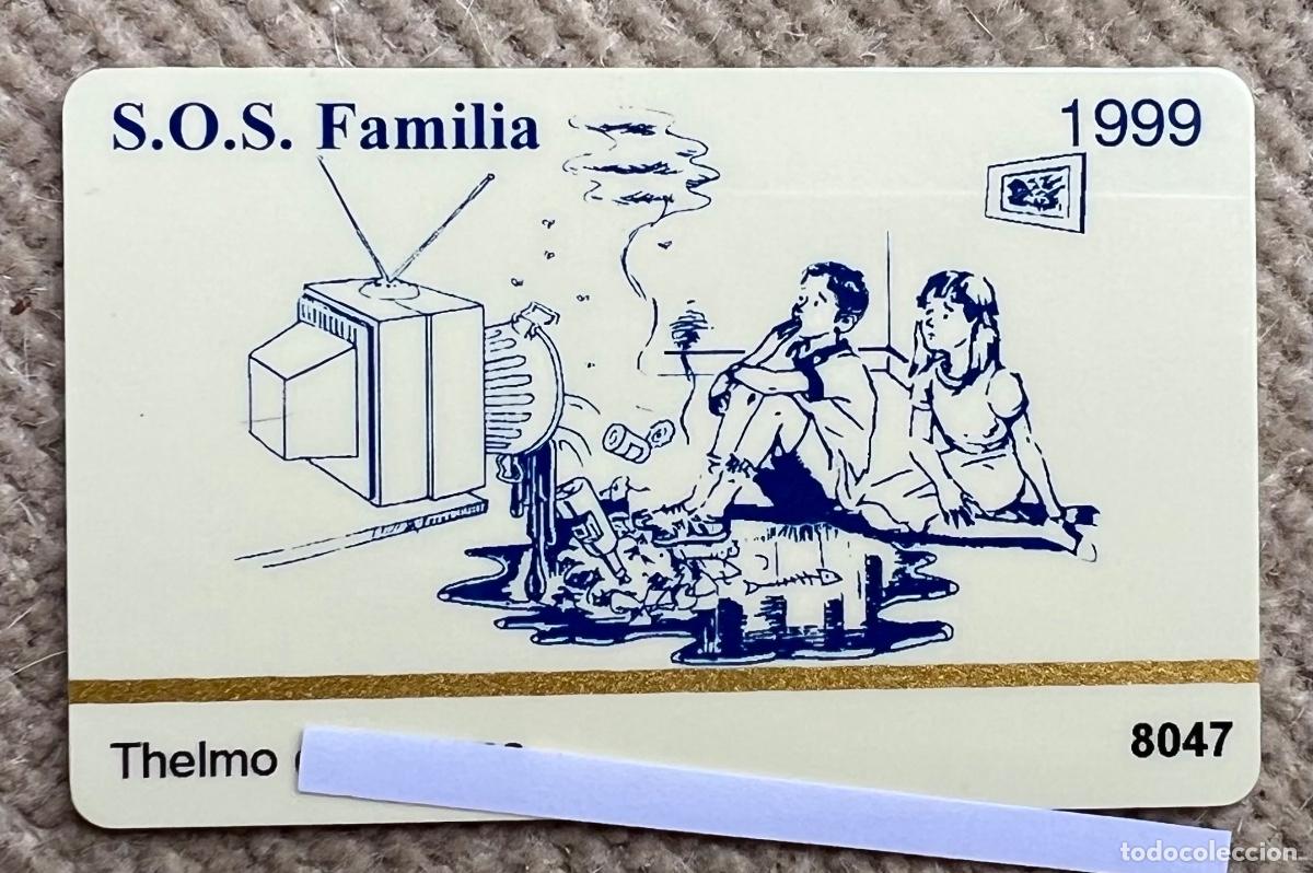 Documentos antiguos: Carnet de S.O.S. Familia (Asociaci&oacute;n conservadora contra la degradaci&oacute;n moral de televisi&oacute;n)