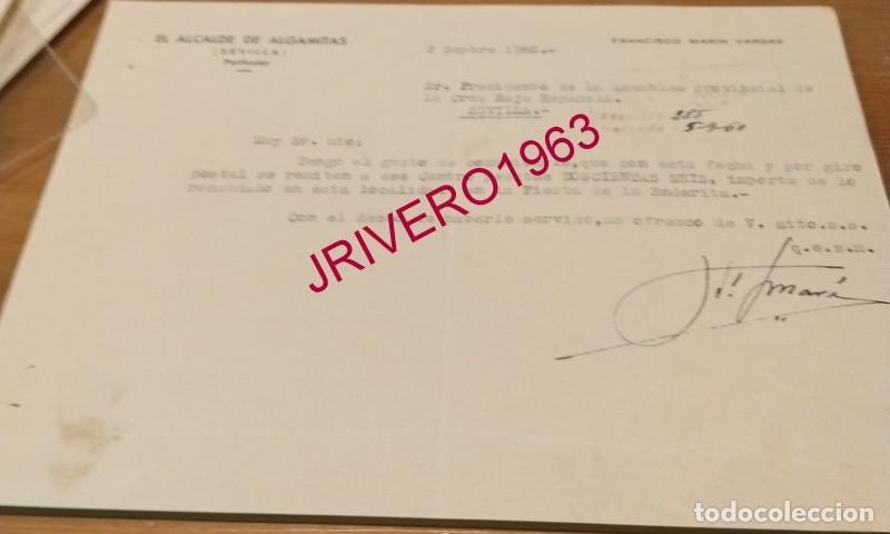 Documentos antiguos: ALGAMITAS, 1960, CELEBRACION FIESTA DE LA BANDERITA, CRUZ ROJA