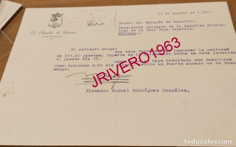 Documentos antiguos: GERENA, 1960, CELEBRACION FIESTA DE LA BANDERITA, CRUZ ROJA