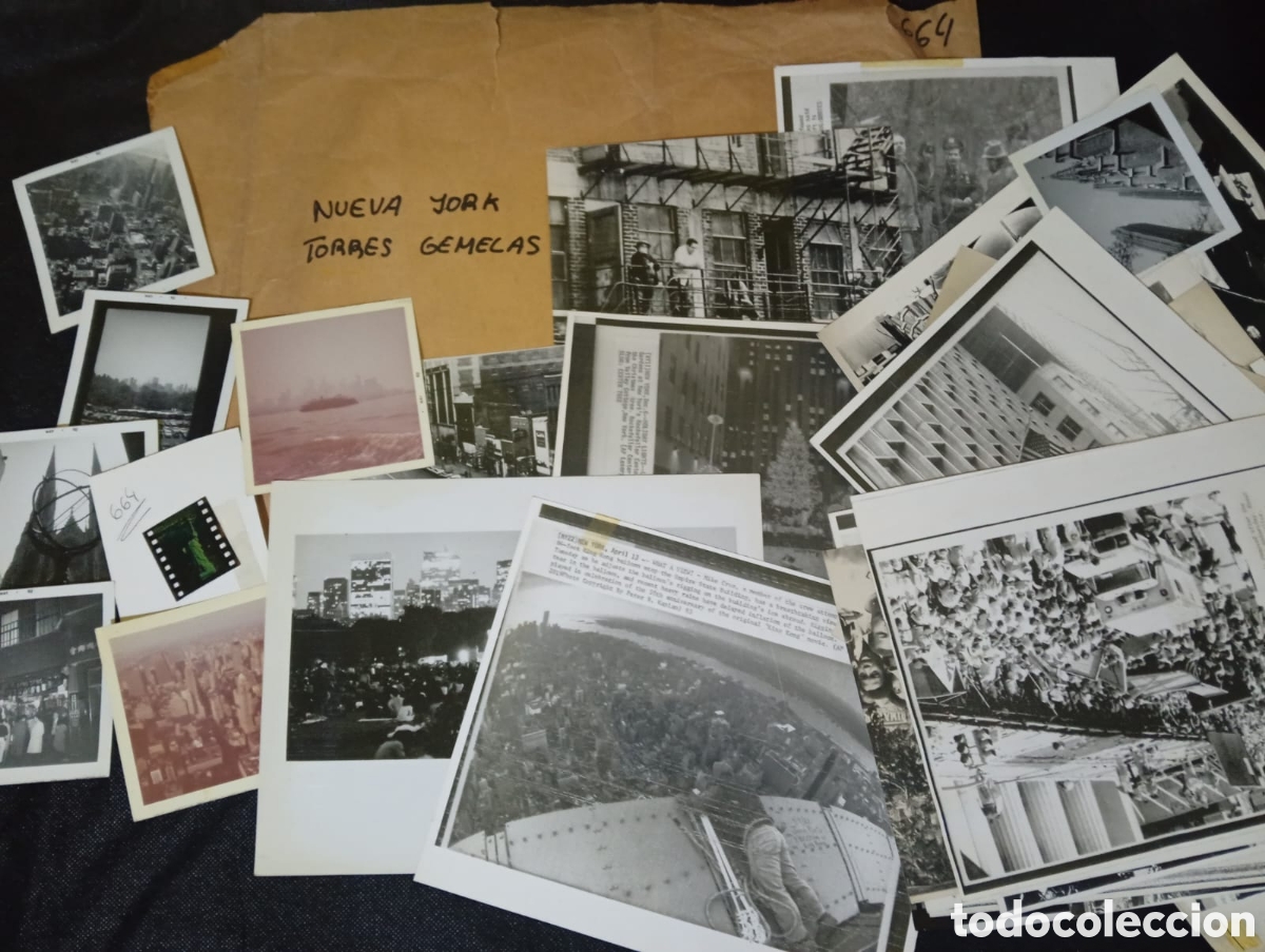Documentos antiguos: MAGN&Iacute;FICO ARCHIVO HIST&Oacute;RICO DE NUEVA YORK &ndash; LOTE DE 49 FOTOGRAF&Iacute;AS DE PRENSA, POLAROIDS Y NEGATIVOS