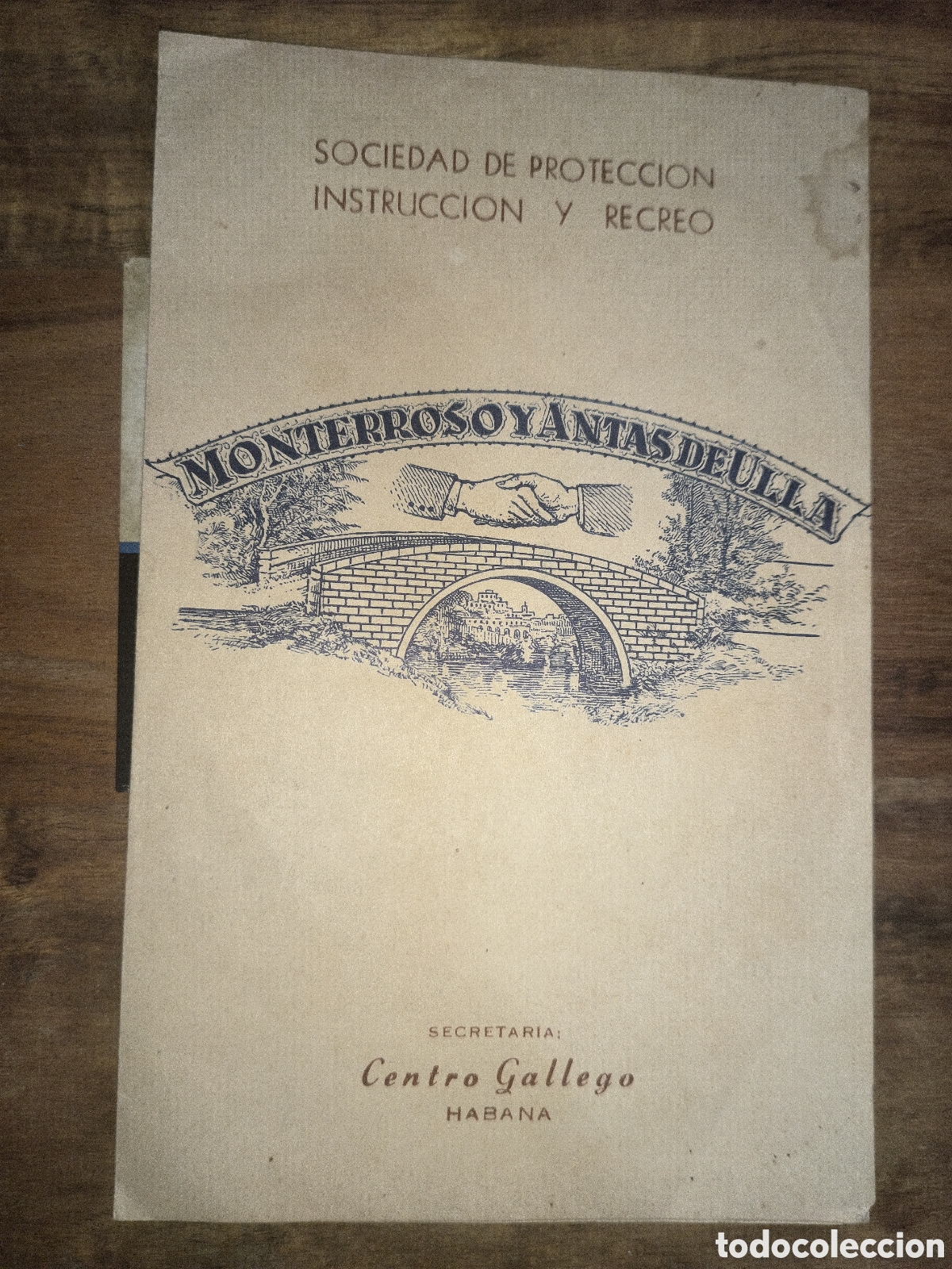 Documentos antiguos: Cuba, nombramiento vocal asociaci&oacute;n monterroso y antas de ullas ,a&ntilde;o 1952