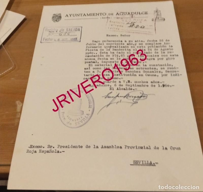 Documentos antiguos: AGUADULCE, 1960, CELEBRACION FIESTA DE LA BANDERITA, CRUZ ROJA