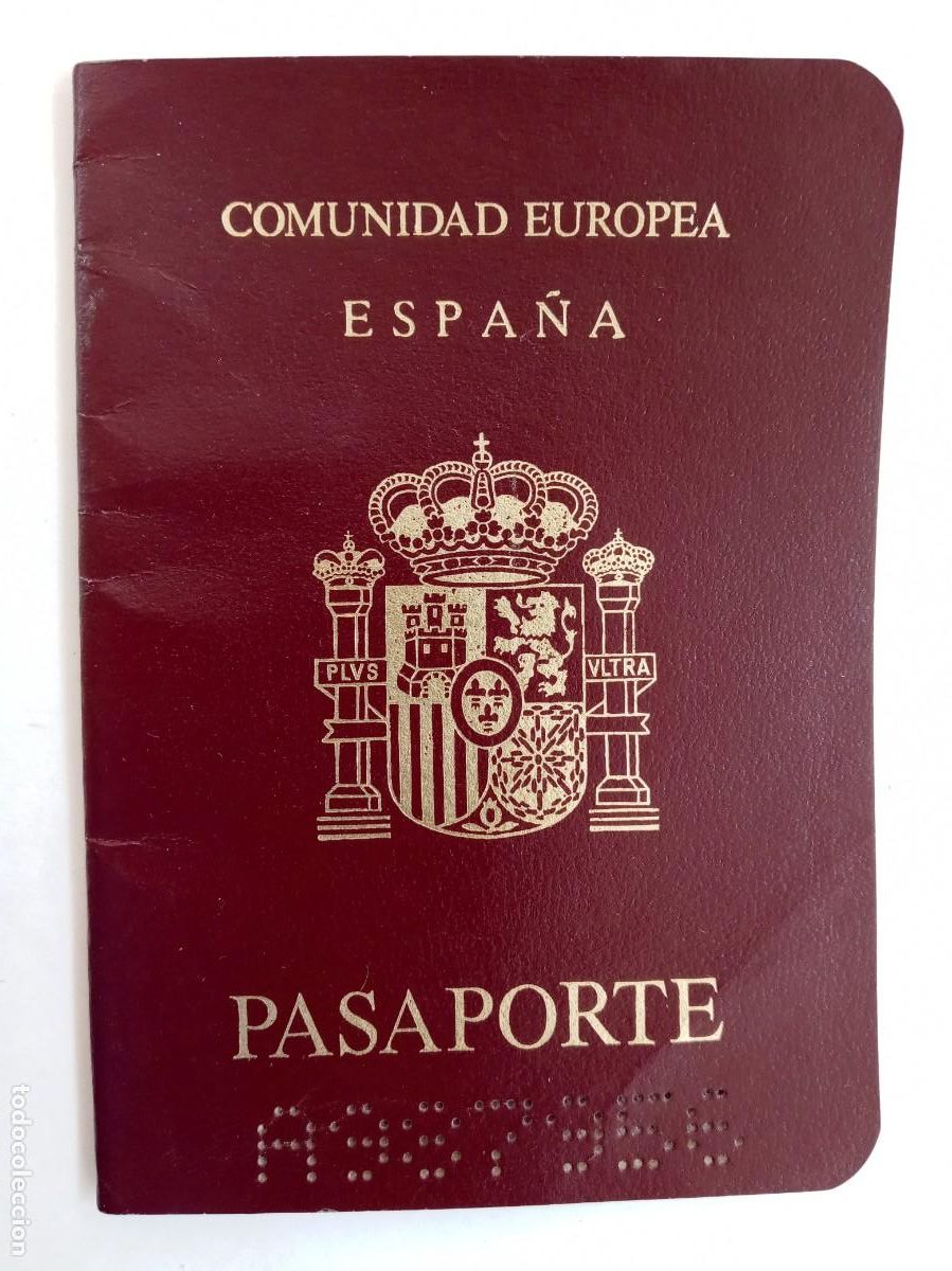 Documentos antiguos: PASAPORTE DE ESPA&Ntilde;A . COMUNIDAD EUROPEA. DE SE&Ntilde;OR . SEVILLA, 1989