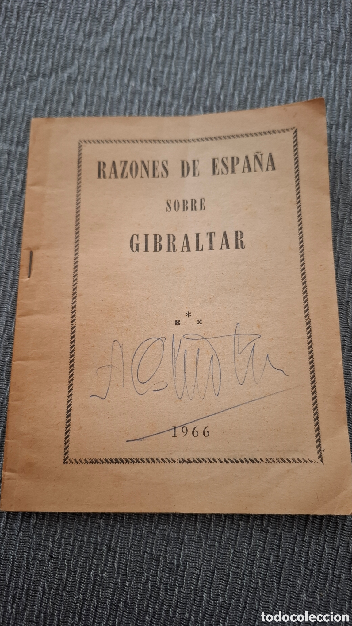 Documentos antiguos: RAZONES DE ESPA&Ntilde;A SOBRE GIBRALTAR - Foto 5