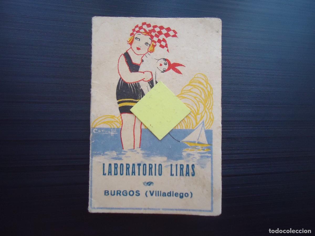 Documentos antiguos: publicidad 1933 art deco laboratorio liras villadiego burgos castilla farmacia medico burgales