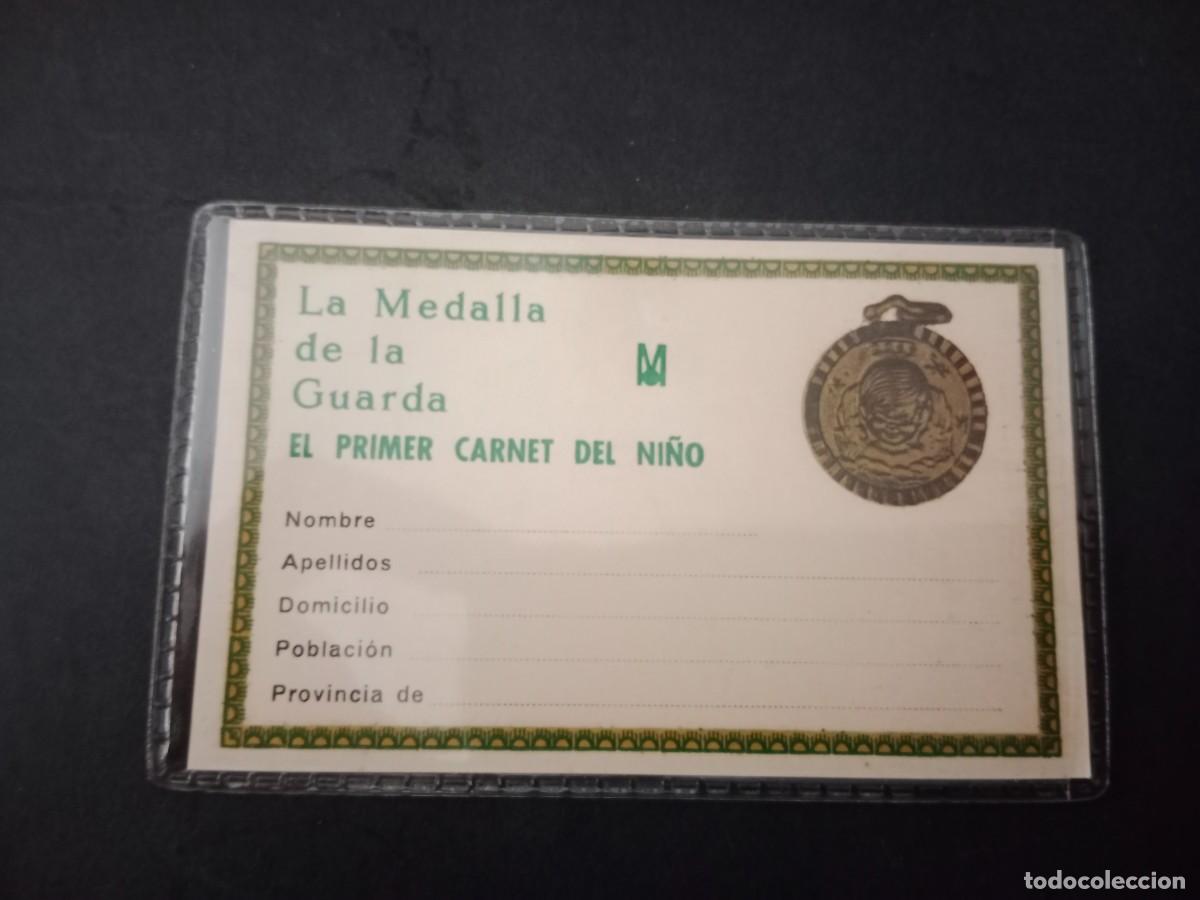 Documentos antiguos: ANTIGUO DNI A&Ntilde;OS 50 - EL PRIMER CARNET DEL NI&Ntilde;O - LA MEDALLA DE LA GUARDA - NUEVO ORIGINAL