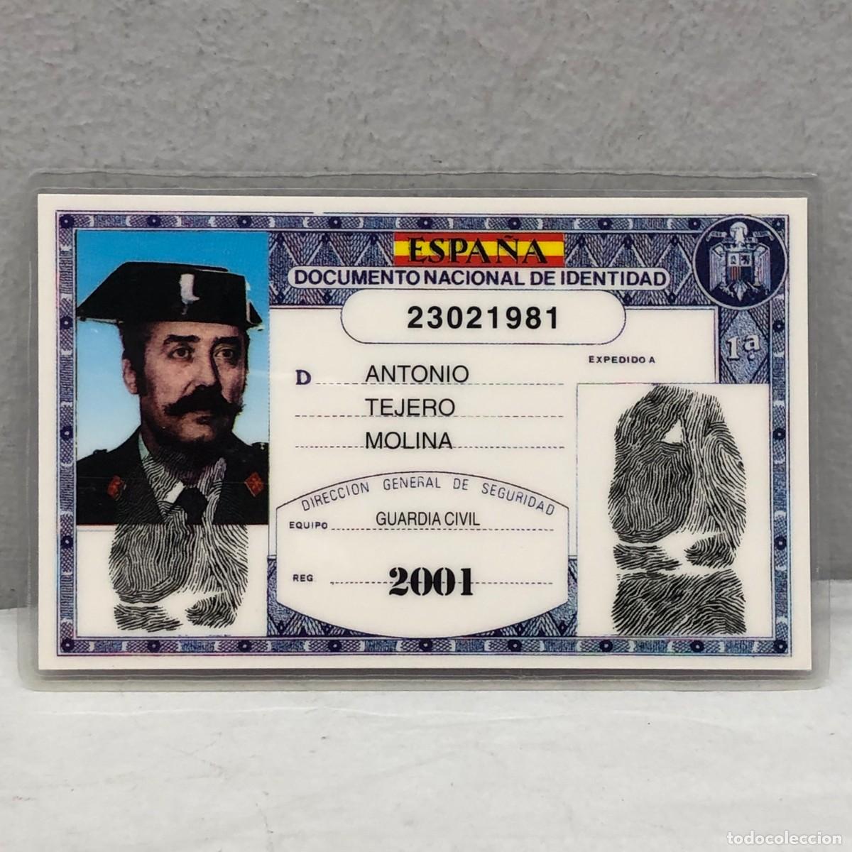 Documentos antiguos: DOCUMENTO NACIONAL DE IDENTIDAD - ESPA&Ntilde;A - ANTONIO TEJERO MOLINA - GUARDIA CIVIL - 1981 / 1303