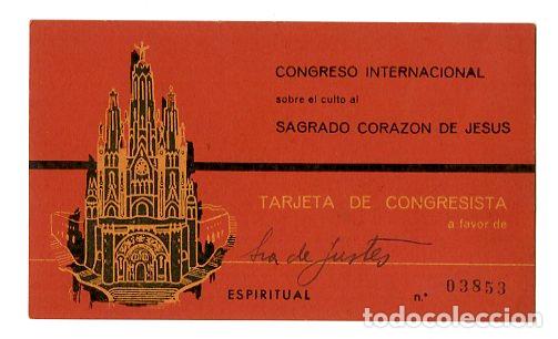 Documenti antichi: Entrada Congreso Internacional Sagrado Coraz&oacute;n de Jes&uacute;s 1961