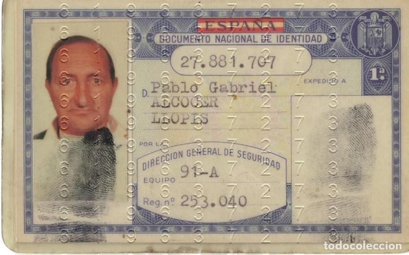 Documentos antiguos: ADRA ALMERIA DNI 1984 M26