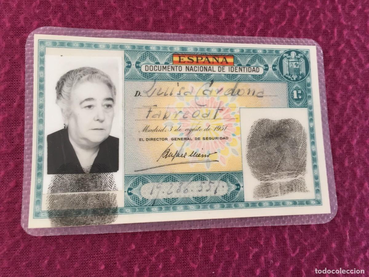 Documentos antiguos: CARNET DE IDENTIDAD // DNI ESPA&Ntilde;OL ANTIGUO - 1953 - COLOR VERDE - EXPEDIDO EN VALENCIA - ORIGINAL
