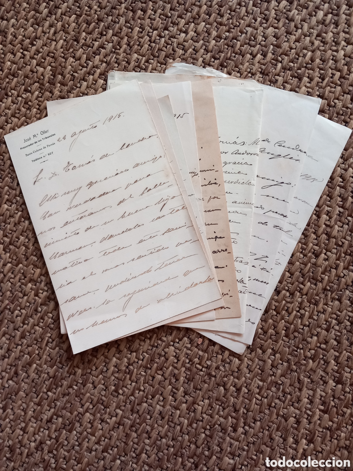 Documentos antiguos: LOTE DE CARTAS. HISTORIA DE GIRONA / GERONA. FIRMAS DE POL&Iacute;TICOS E INDUSTRIALES DE LA ZONA. PUEBLO D