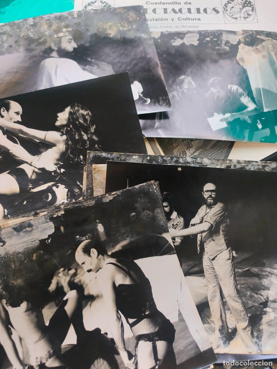 Documentos antiguos: Documentos originales y fotograf&iacute;as diapositivas teatro La inquisicion arrabal ,