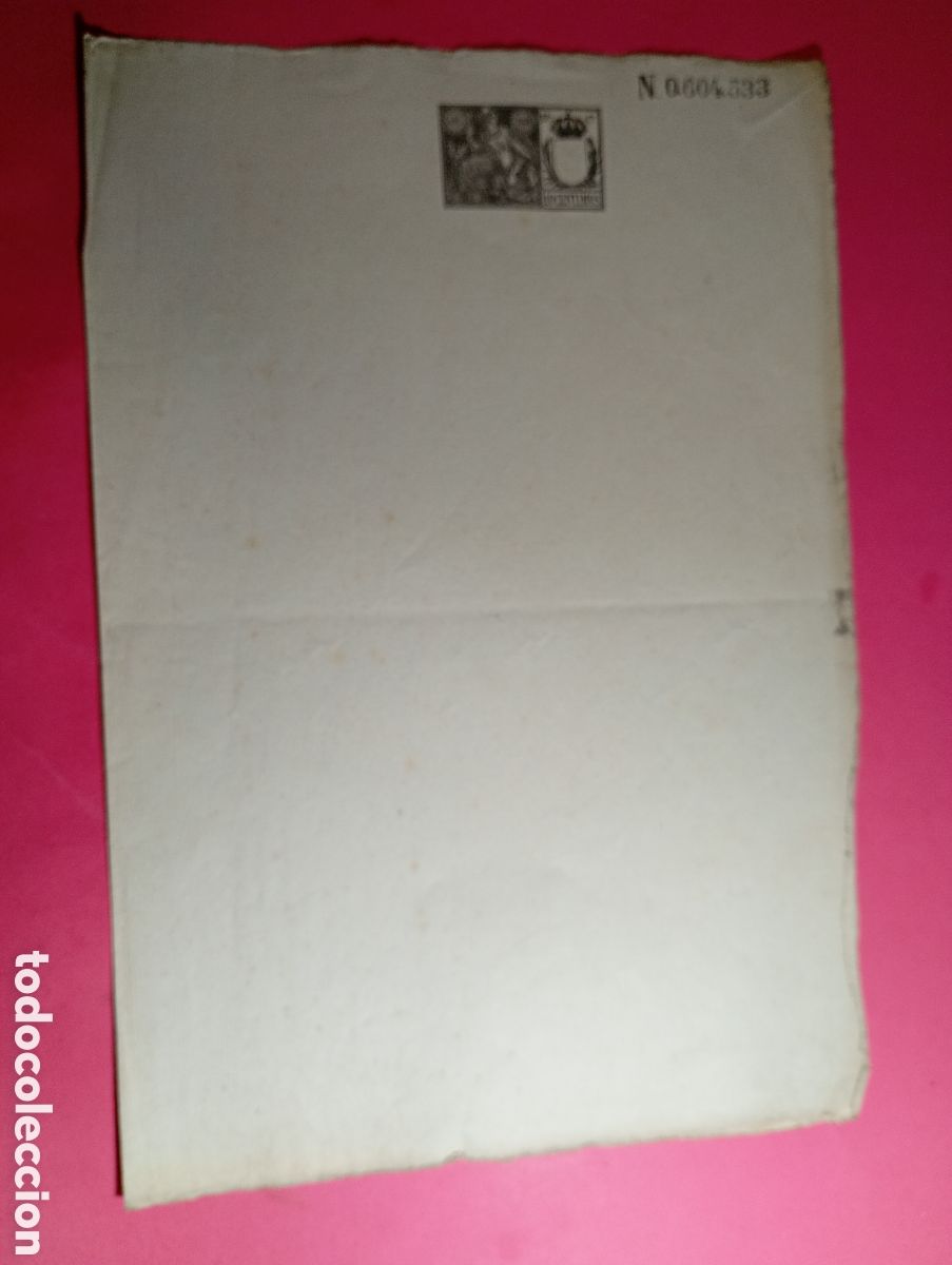 Documentos antiguos: TIMBRE ESTADO ESPA&Ntilde;OL 1900 12&ordf; CLASE 10 centimos N&ordm;0604533 HOJA COMPLETA