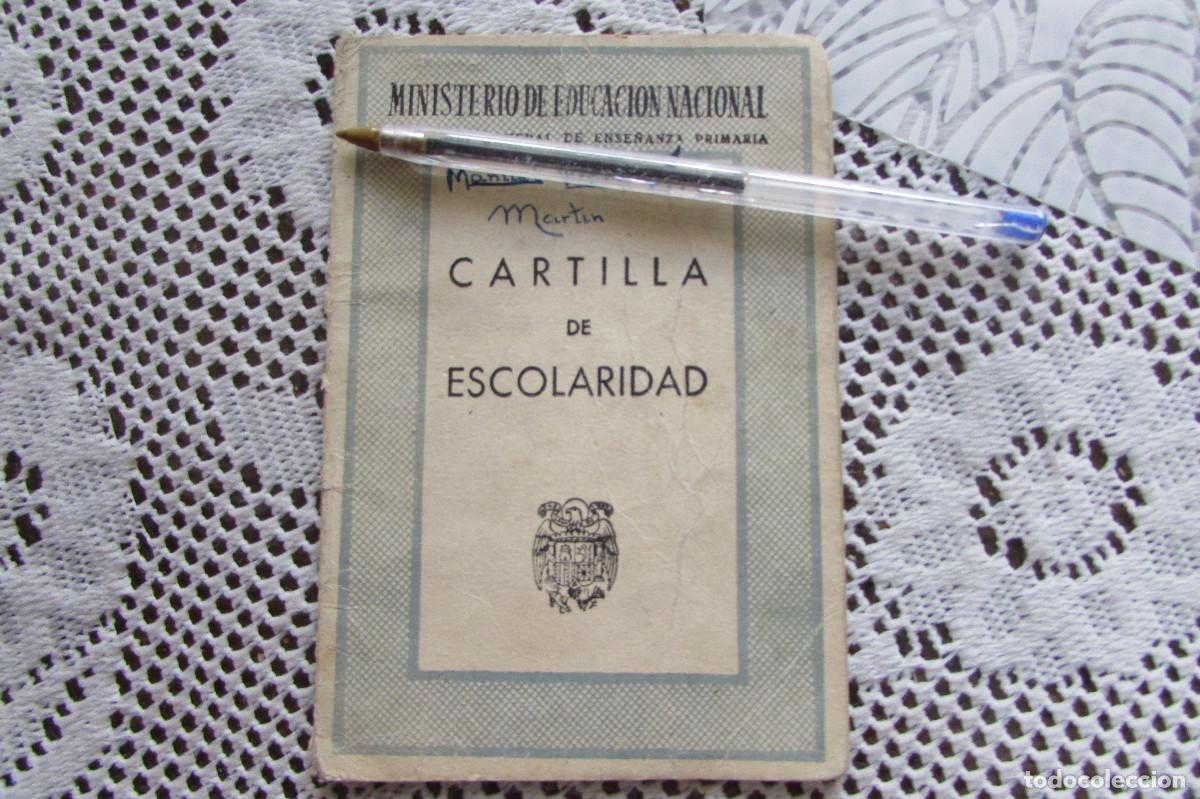 Documentos antiguos: MINISTERIO DE EDUCACION NACIONAL - CARTILLA DE ESCOLARIDAD - A&Ntilde;O 1958 SALAMANCA
