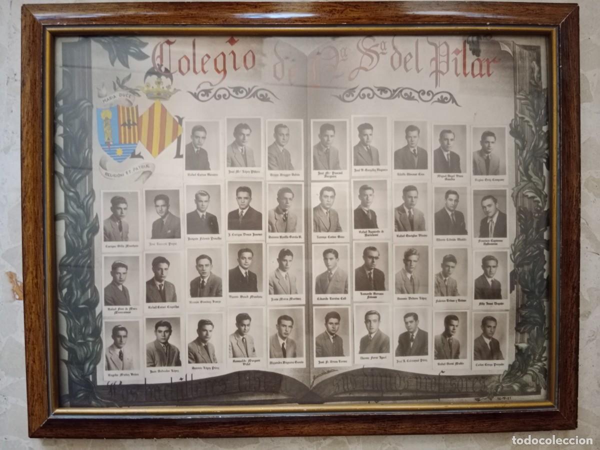 Documentos antiguos: ORLA COLEGIO N.S. DEL PILAR VALENCIA - PROMOCION 1951 - LOS BACHILLERES A SUS DIGNOS PROFESORES