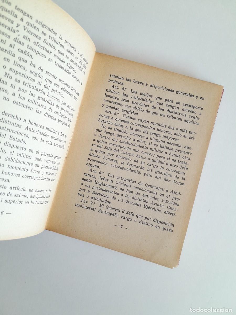 Documentos antiguos: REGLAMENTO EJ&Eacute;RCITO DEL AIRE (MADRID, 1943) - Foto 2