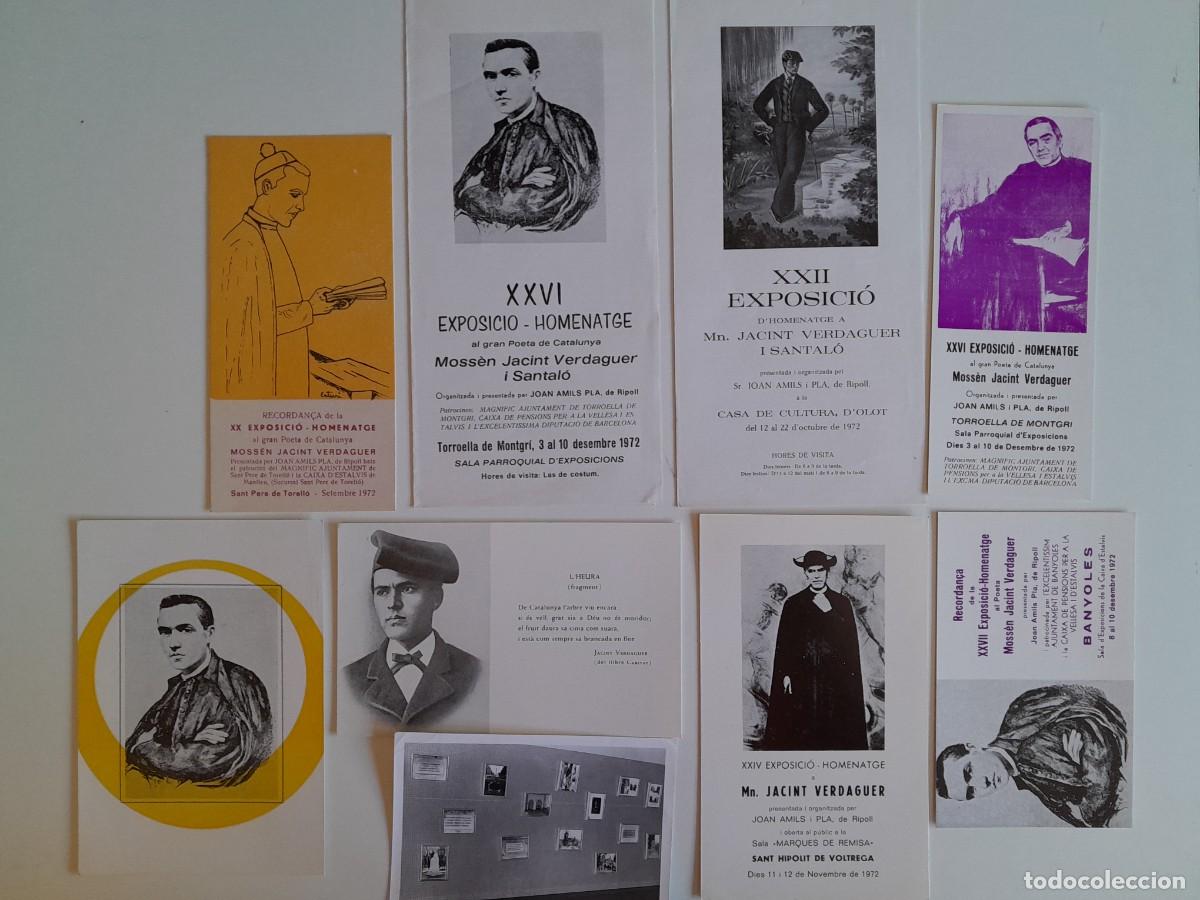 Documentos antiguos: LOTE DOCUMENTACI&Oacute;N HOMENAJE A JACINT VERDAGUER