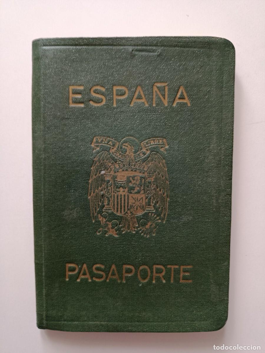 Documentos antiguos: PASAPORTE EXPEDIDO EN GRANADA EN 1957 - Foto 1