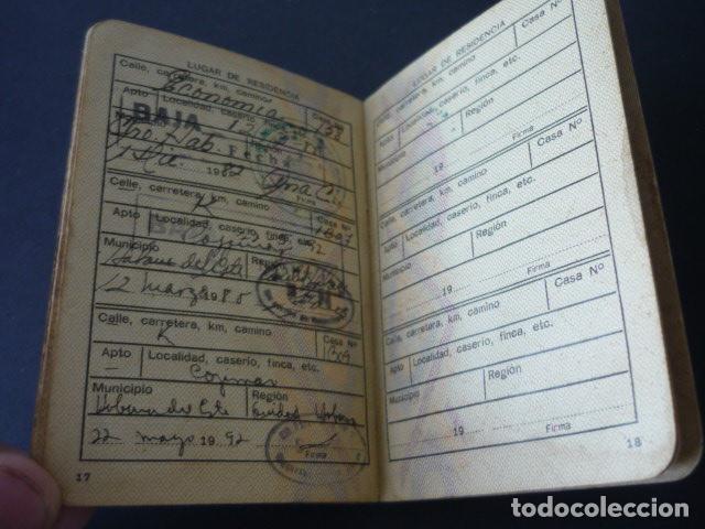 Documentos antiguos: REPUBLICA DE CUBA CARNET DE IDENTIDAD PARA EXTRANJEROS - Foto 4