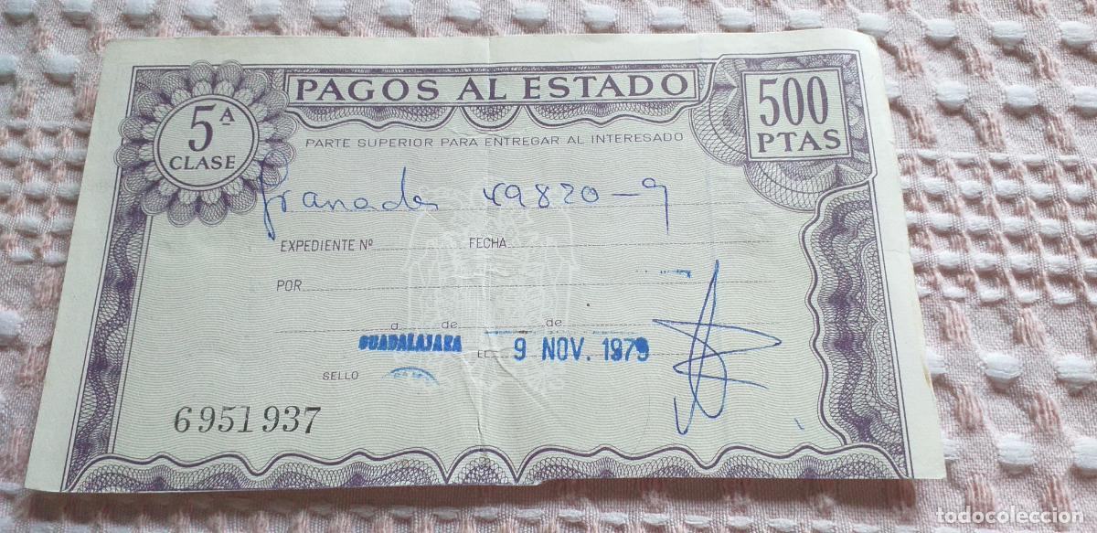 Documentos antiguos: DOCUMENTOS-V47-III-PAGOS AL ESTADO-1979