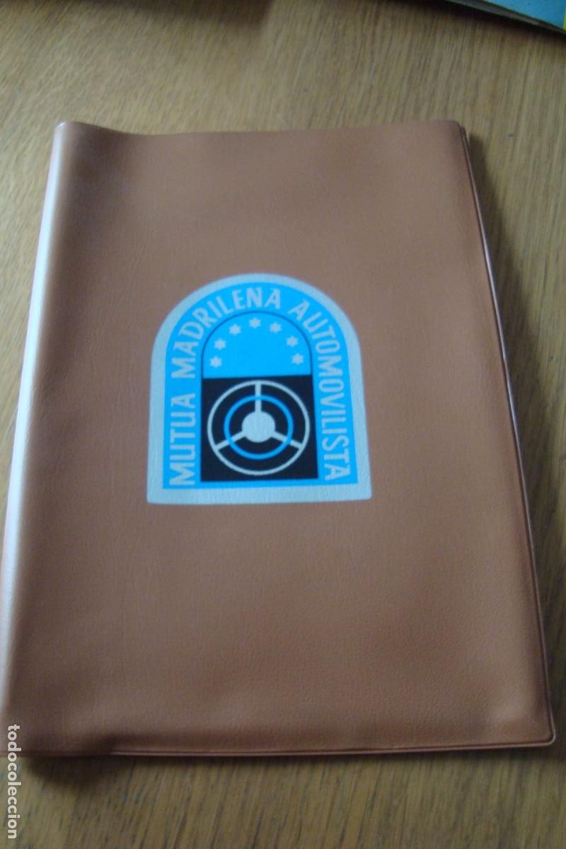 Documentos antiguos: ANTIGUA CARPETA PORTA DOCUMENTOS MUTUA MADRILE&Ntilde;A AUTOMOVILISTA
