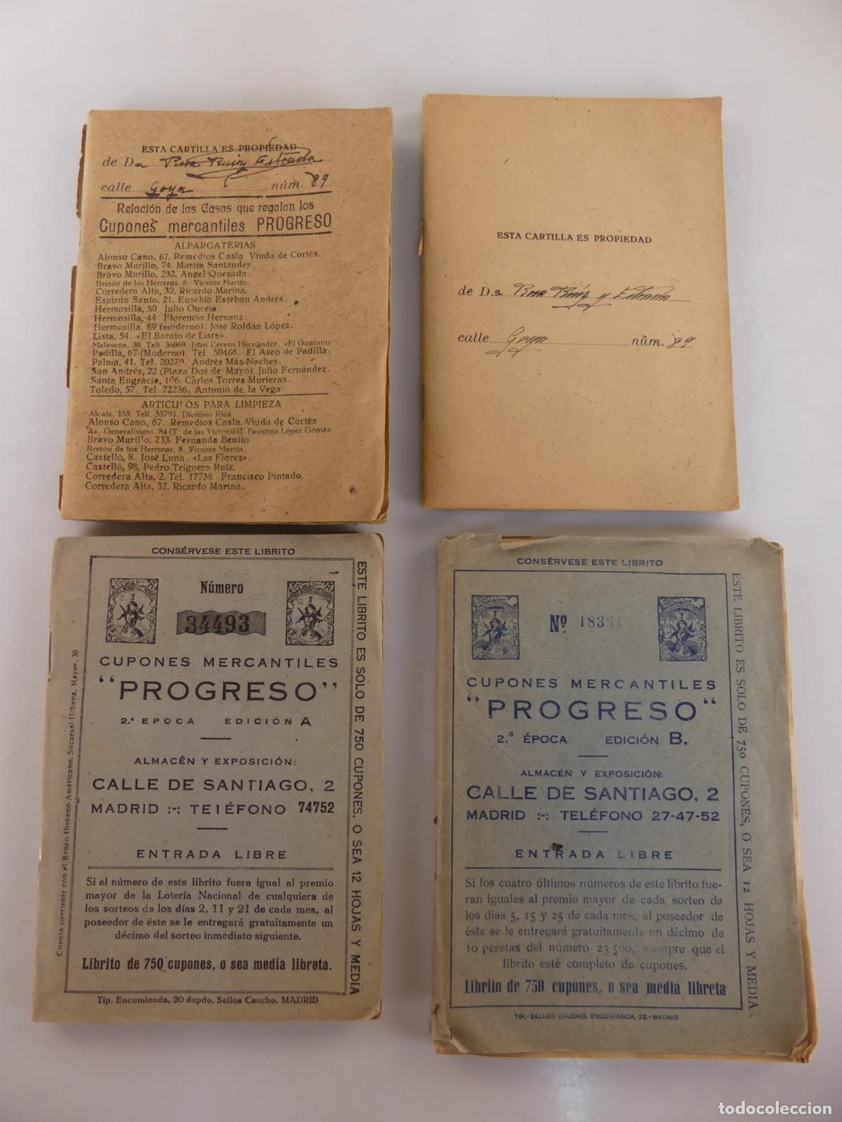 Alte Dokumente: Cupones Mercantiles Progreso 2 Epoca