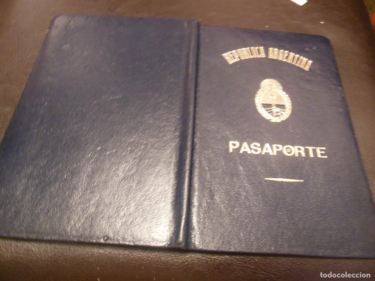 Alte Dokumente: 1973 PASAPORTE ARGENTINO ARGENTINA CARNET