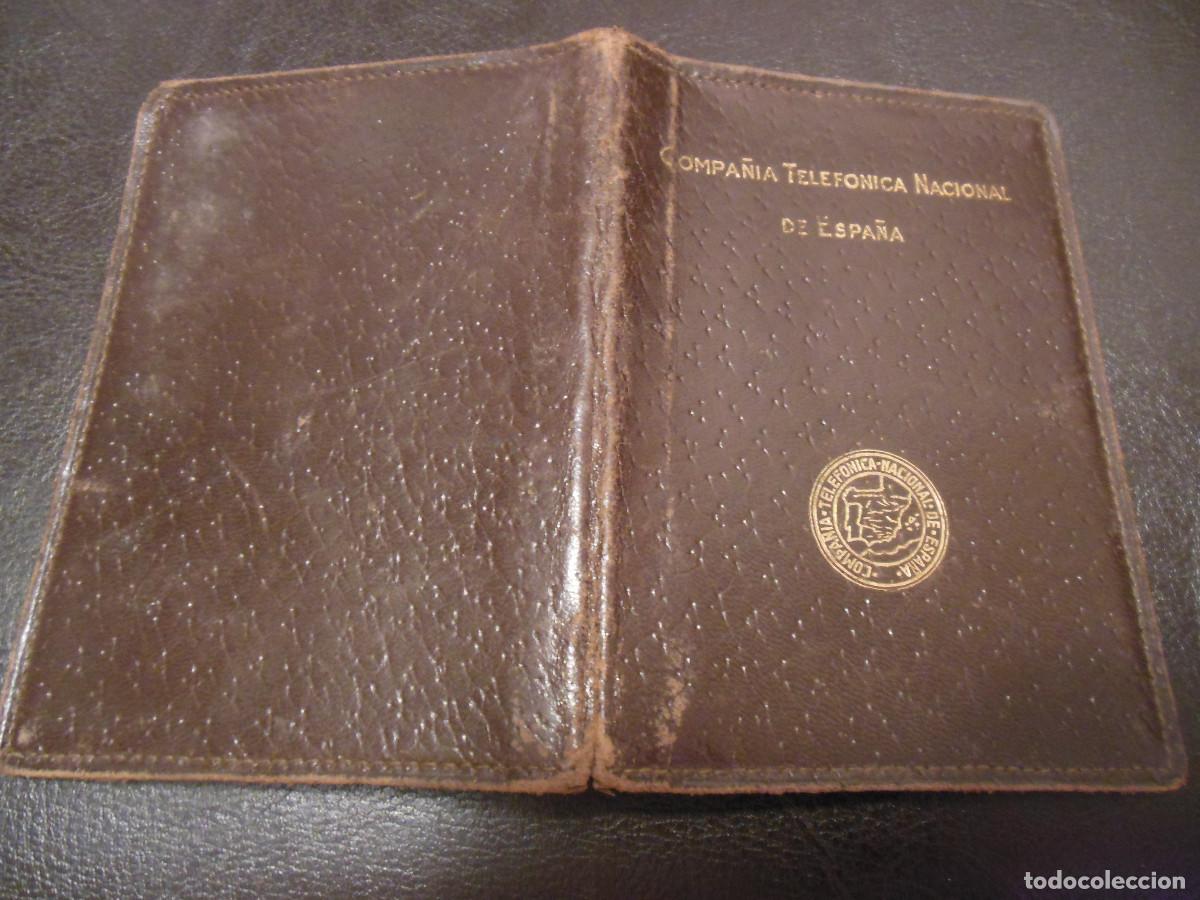 Documents Anciens: 1941 CARNET MONTEPIO DE TELEFONOS COMPA&Ntilde;IA TELEFONICA NACIONAL DE ESPA&Ntilde;A