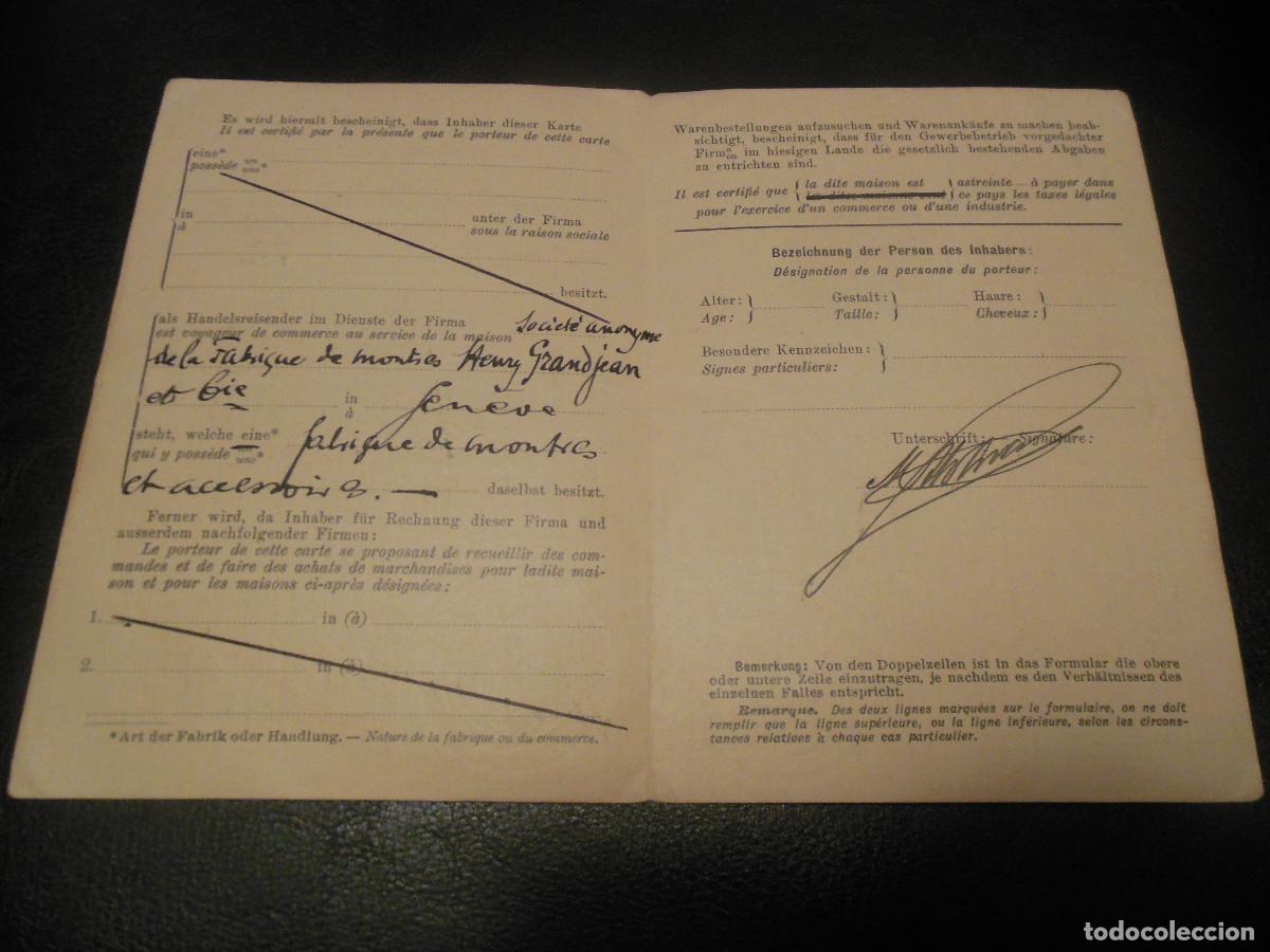 Documentos antiguos: 1926 CARNET DE SUIZA GEN&Eacute;VE SUISSE - Foto 2