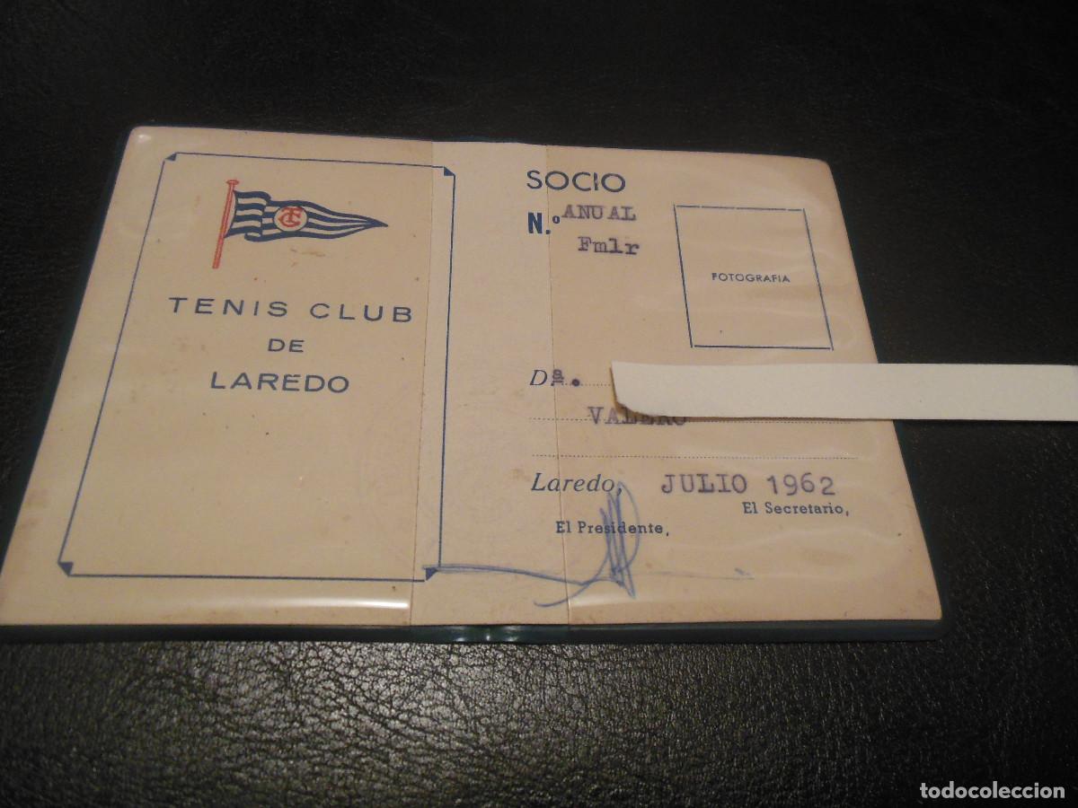 Documents Anciens: 1962 CARNET SOCIO TENIS CLUB DE LAREDO CANTABRIA SANTANDER