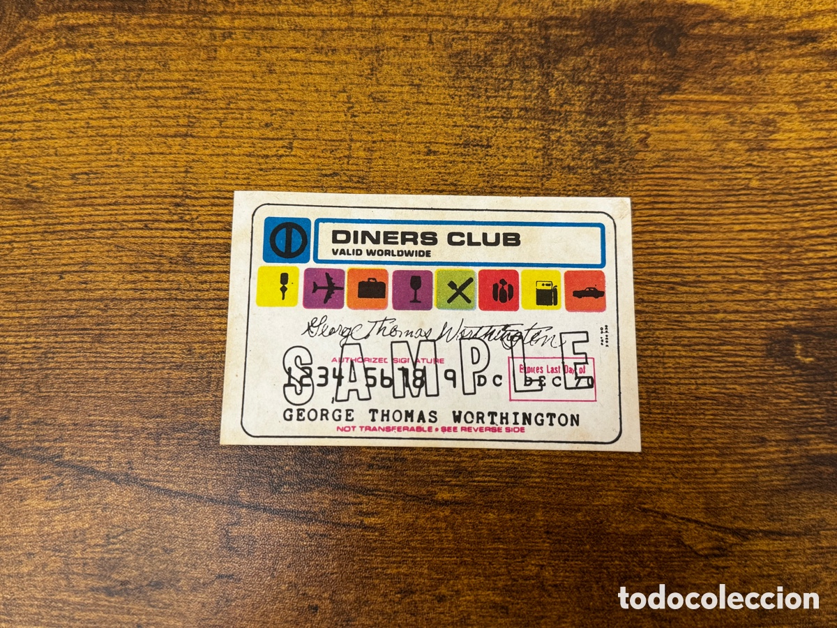 Documentos antiguos: Ticket del Dinners Club - Foto 1