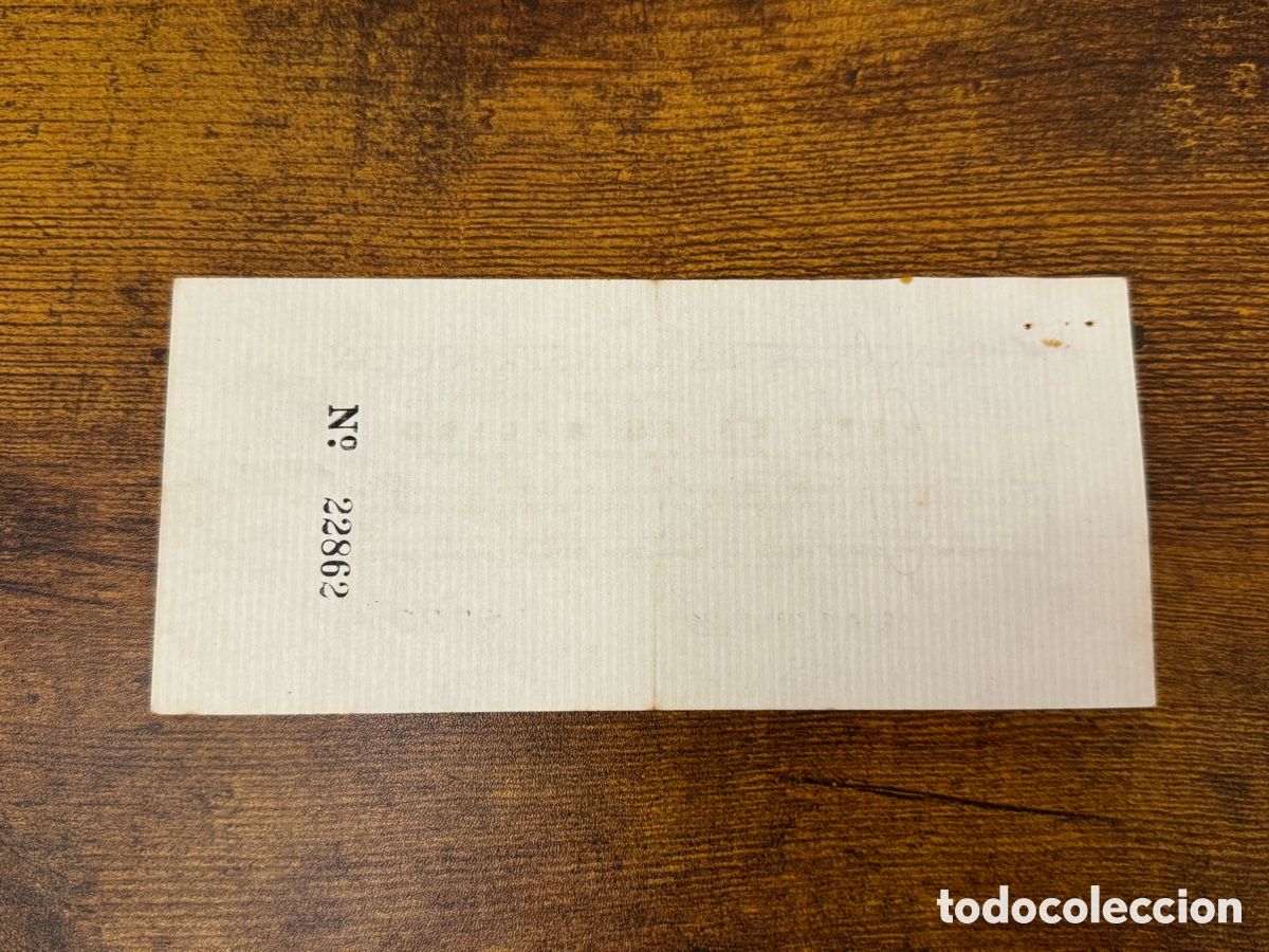 Documentos antiguos: Recibo del Banco de la Construcci&oacute;n 1958. Cuba - Foto 2