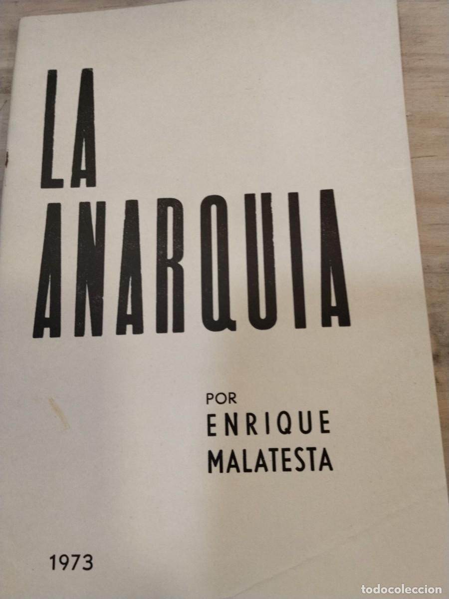 Alte Dokumente: Enrique Malatesta. La anarqu&iacute;a.