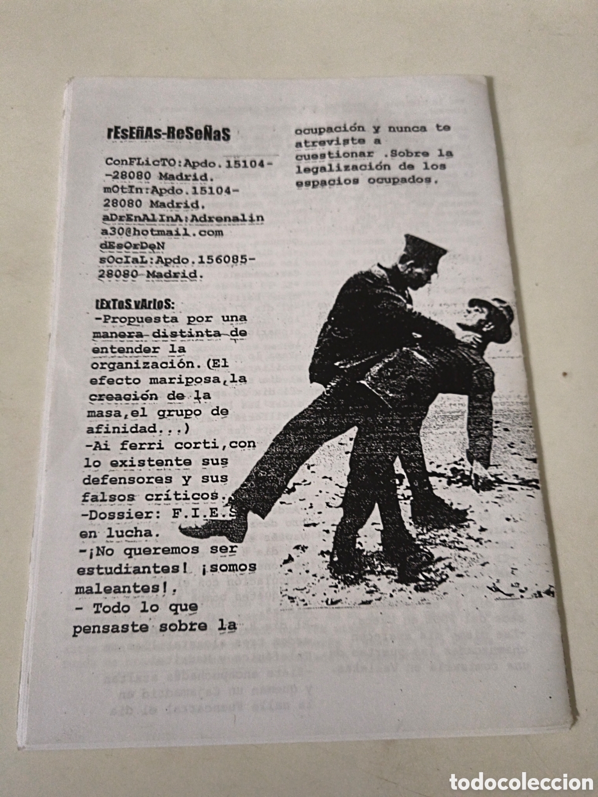 Documentos antiguos: Panfleto politico Locuras. Mambo! - Foto 2