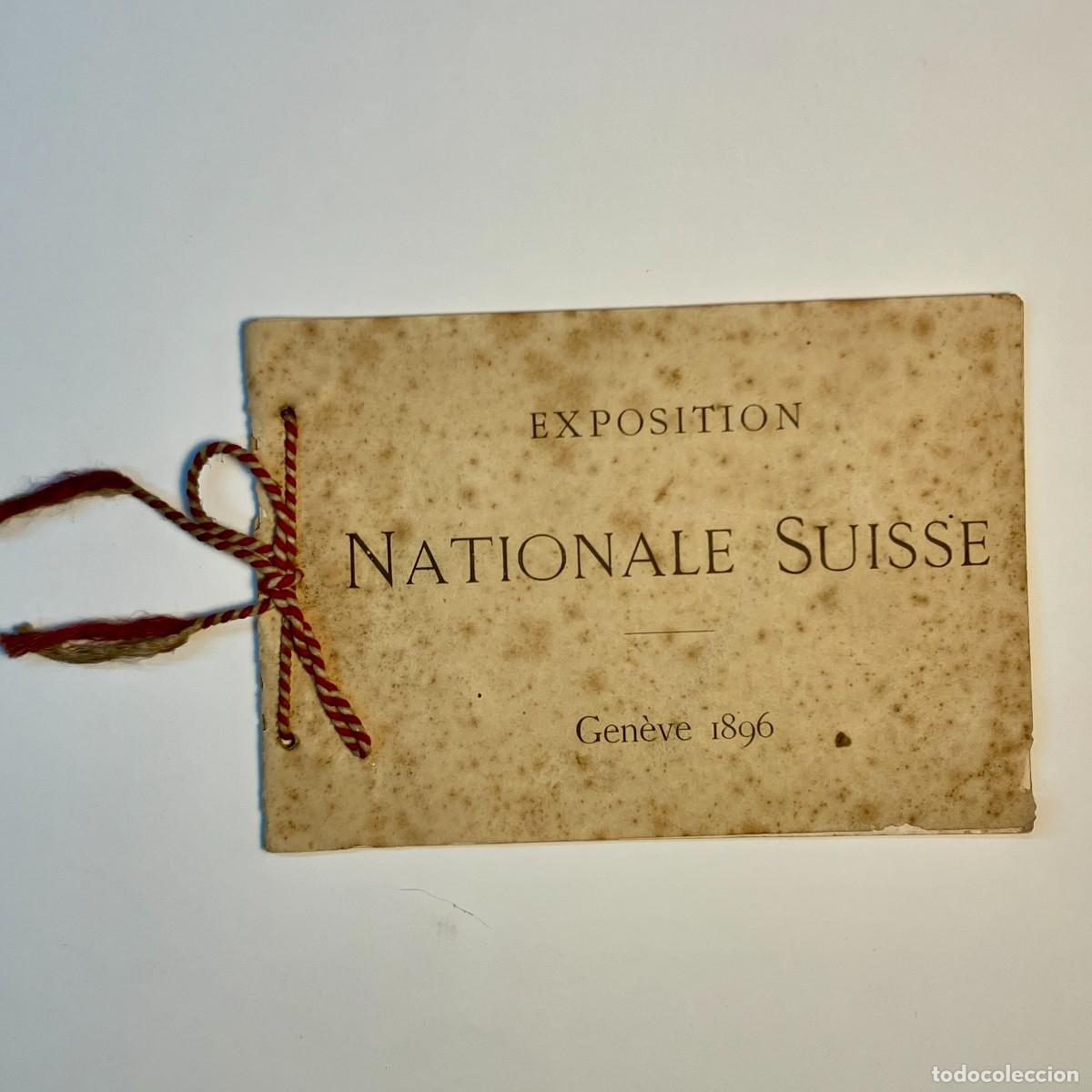 Documentos antiguos: Exposition nationale Suisse - Gen&egrave;ve 1896