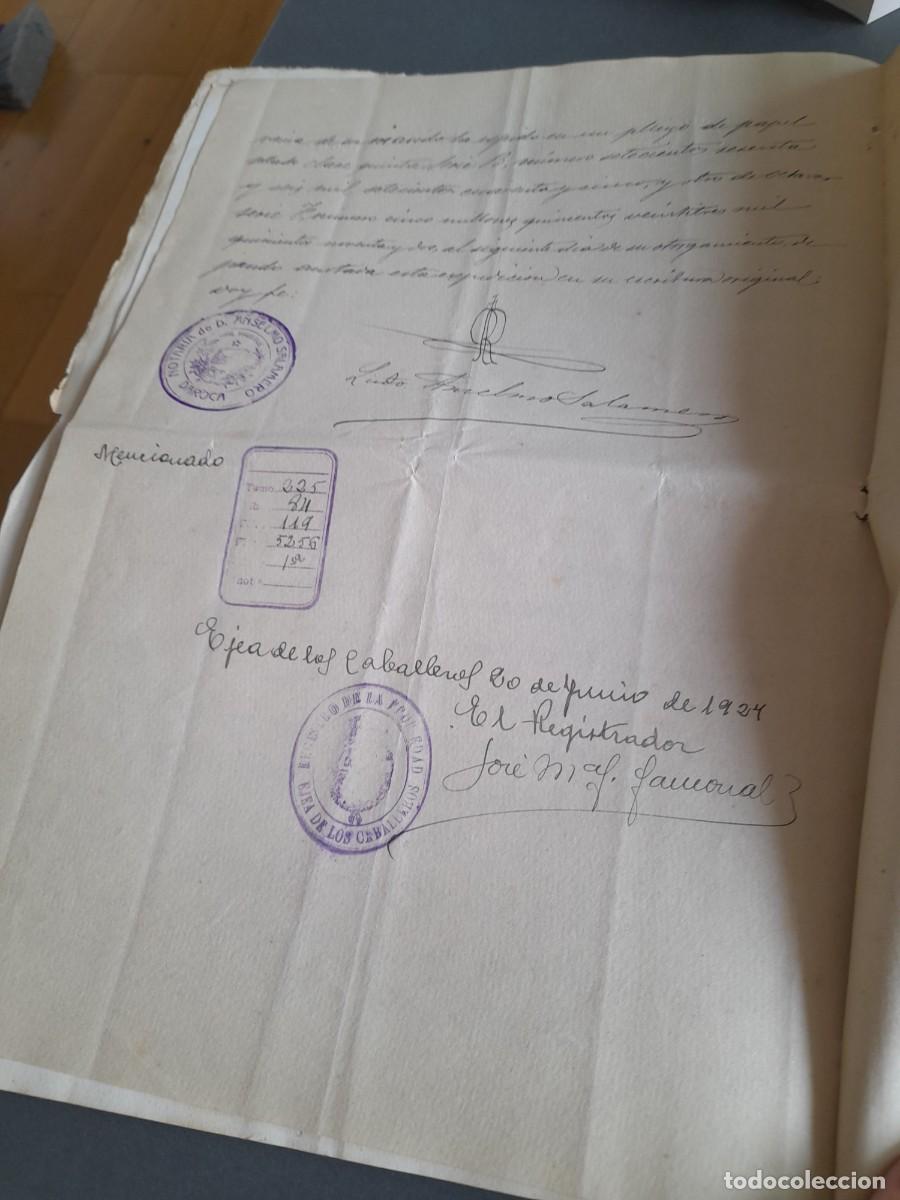 Documentos antiguos: Escritura de poder especial, daroca 1925 - Foto 4