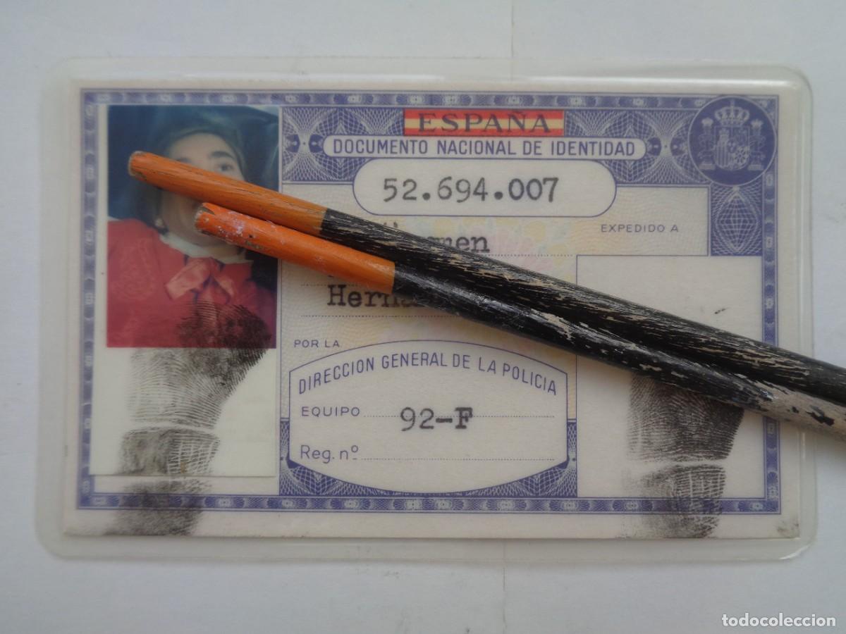 Documentos antiguos: DOCUMENTO NACIONAL DE IDENTIDAD ( DNI ) DE CHICA MINUSVALIDA. SAN JUAN AZNALFARACHE ( SEVILLA), 1989