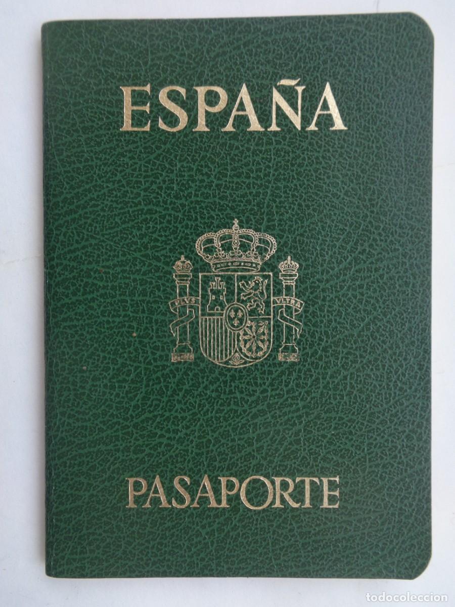 Documentos antiguos: PASAPORTE DE ESPA&Ntilde;A DE SE&Ntilde;ORITA ENFERMERA ( ATS ). SEVILLA 1987 . CON SELLOS