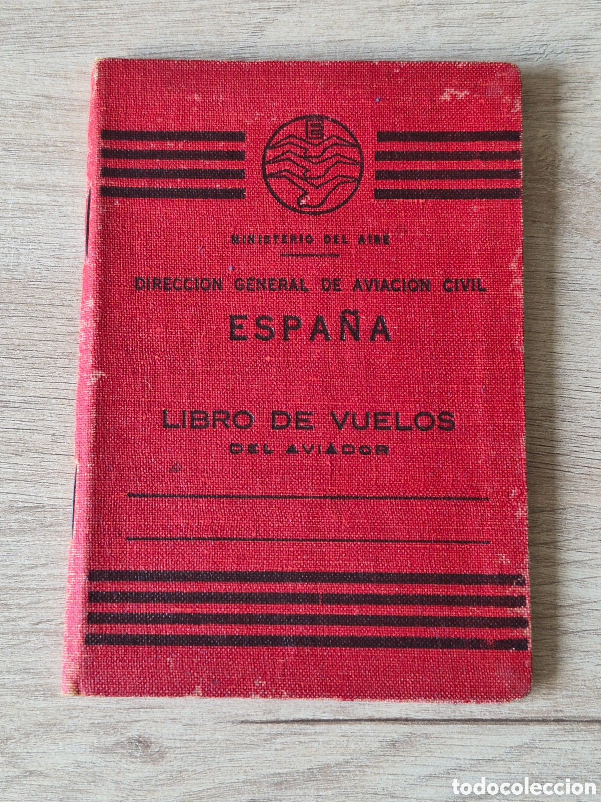 Documentos antiguos: Libro de vuelos del aviador (1956) y otros Documentos - Sacerdote - Alf&eacute;rez Provisional - Excelente