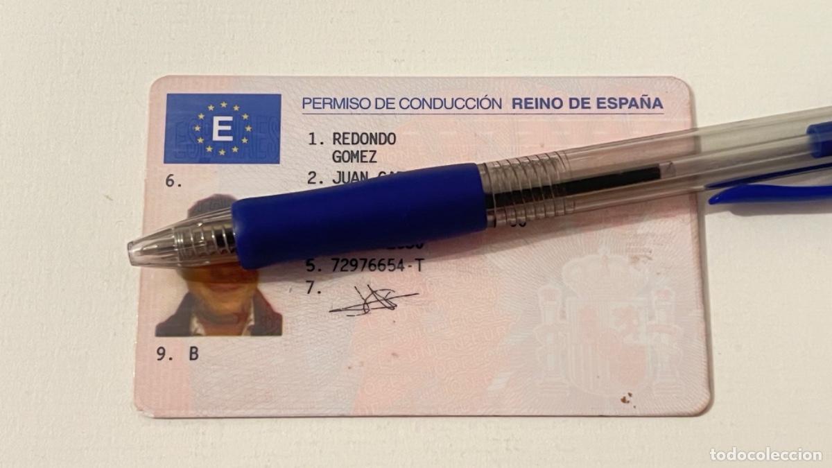 Documentos antiguos: Carnet permiso para conducir para colecci&oacute;n